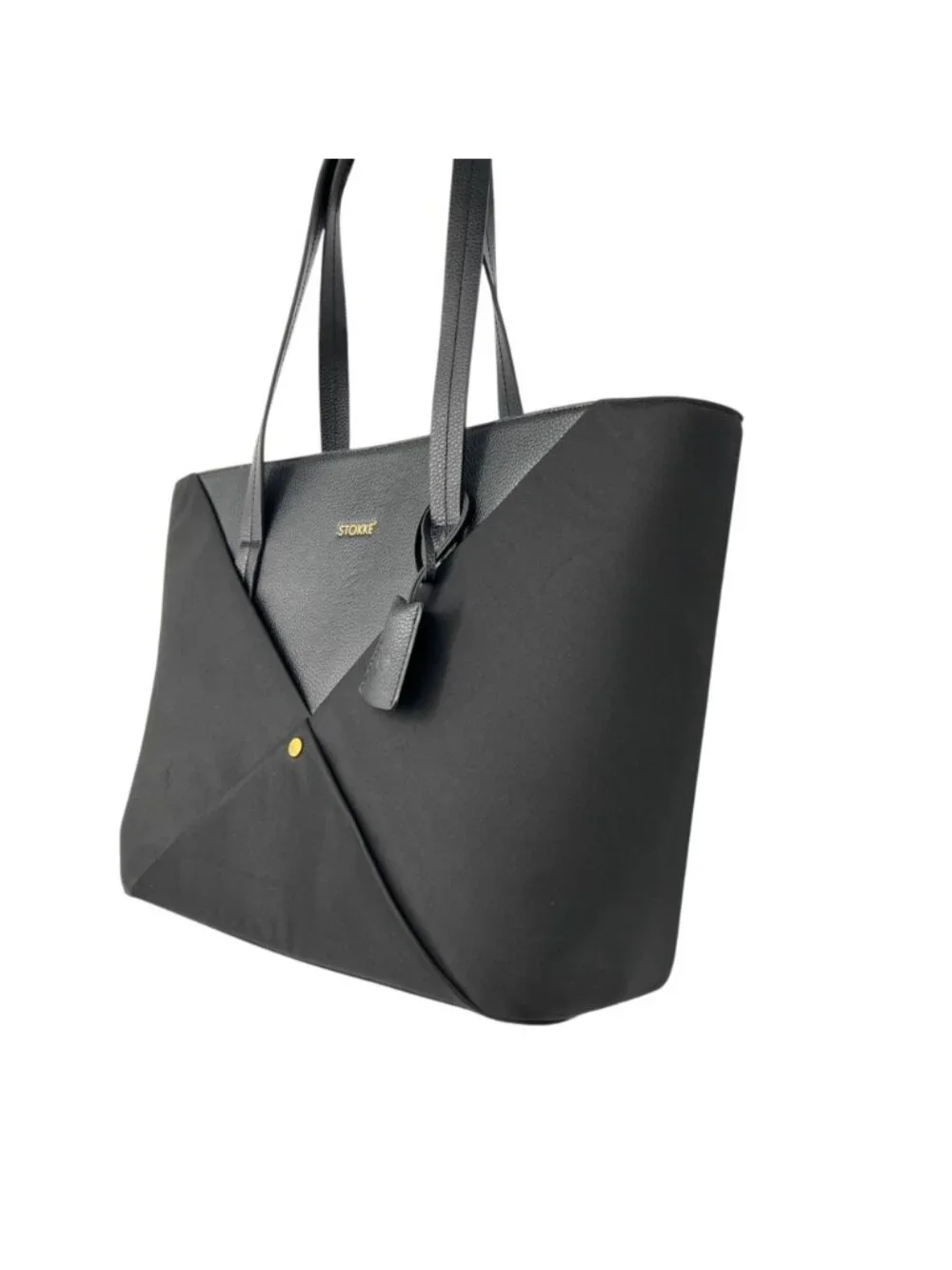 Stokke Explory X Signature Changing Bag Signature Black Faux Leather Nylon